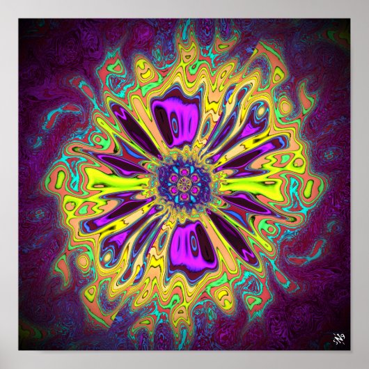 咲く星花v1パターンpareidolia ポスター (正面)