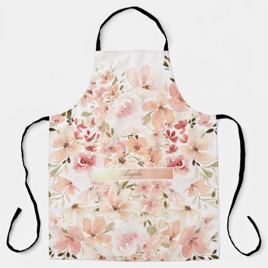 咲く春の花 エプロン (正面)
