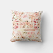 咲く春の花 クッション (正面)