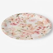 咲く春の花 ペーパープレート (アングル)