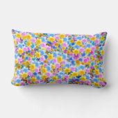 咲く春水仙、腰枕 ランバークッション (裏面)