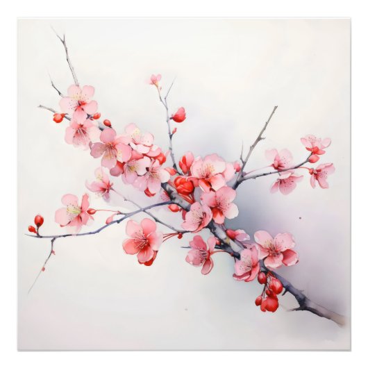 咲く春花 フォトプリント            (正面)