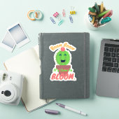 咲く時が来た!キュートサボテン漫画ジョイ シール (iPadカバー)
