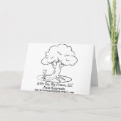 咲く木 カード (裏面)