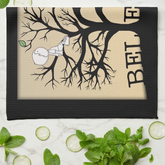 咲く木 キッチンタオル (折り畳み)