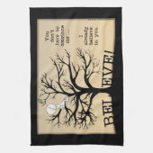 咲く木 キッチンタオル (縦)