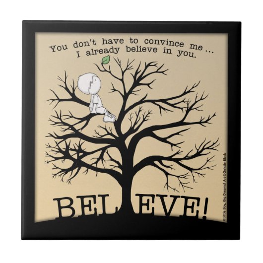 咲く木 タイル (正面)