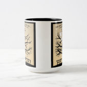 咲く木 ツートーンマグカップ (中央)