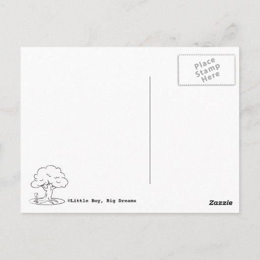 咲く木 ポストカード (裏面)