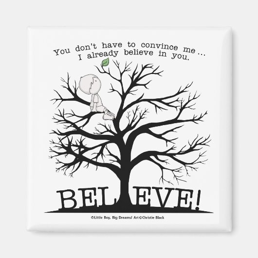 咲く木 マグネット (正面)