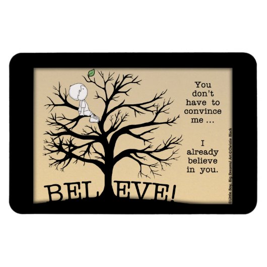 咲く木 マグネット (横)