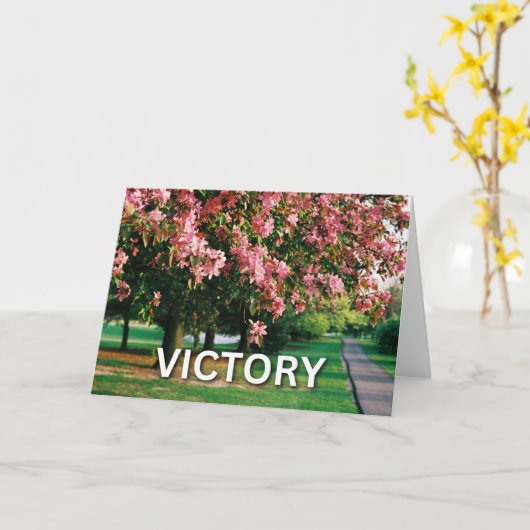 咲く木 – 勝利 カード (黄色い花)