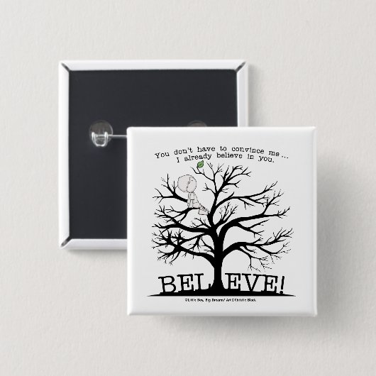 咲く木 缶バッジ (正面&裏面)