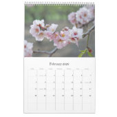 咲く桃とさくらんぼカレンダー2025 カレンダー (2月 2026)