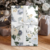 咲く植物性ほこりっぽい青い水色のフローラ 薄葉紙