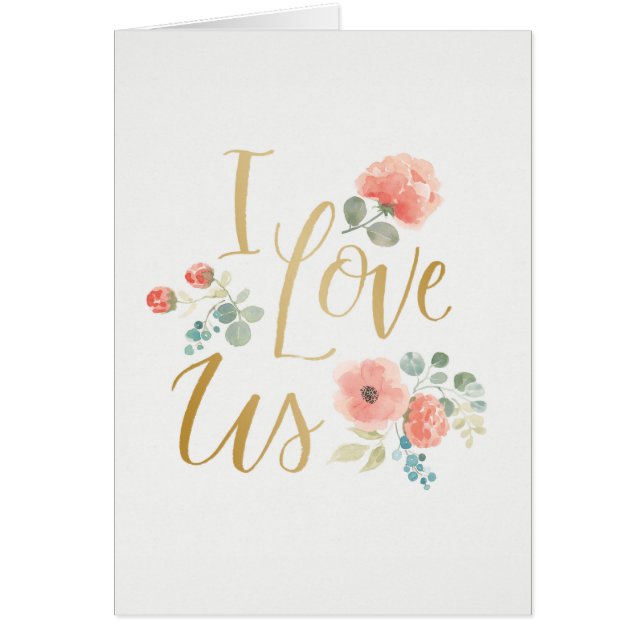 咲く歓喜の白| Iは私達を愛します (正面)