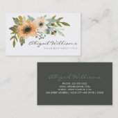 咲く水彩画の名刺 名刺 (正面/裏面)