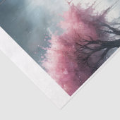 咲く沼に捨てられた古い魚釣りボート 薄葉紙 (詳細)