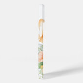 咲く猫：エレガントオレンジと白開花 Case-Mate iPhoneケース (裏面 / 右)