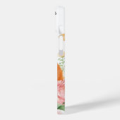 咲く猫：エレガントオレンジと白開花 Case-Mate iPhoneケース (裏面 / 左)