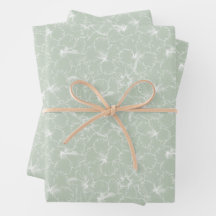 咲く白いハイビスカスの花をセージに