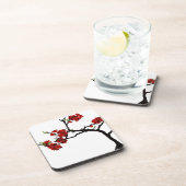 咲く盆栽のコルクのコースター コースター (右側)