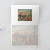 咲く砂漠のメッセージカード カード (内部)