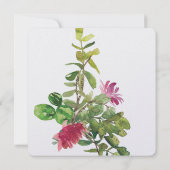 咲く砂漠の花 招待状 (裏面)