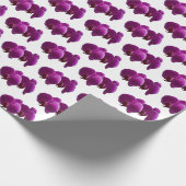 咲く紫蘭の花 ラッピングペーパー (角)