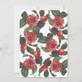 咲く結婚式招待状 招待状 (裏面)