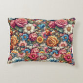 咲く美しい アクセントクッション (裏面)