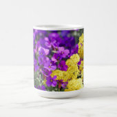 咲く美しい コーヒーマグカップ (中央)