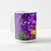 咲く美しい コーヒーマグカップ (正面左)