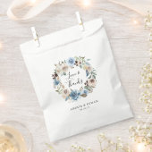 咲く美しい |パーソナライズされた結婚さん フェイバーバッグ (クリップ留めされた状態)