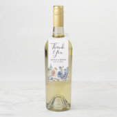 咲く美しい |パーソナライズされた結婚s ボトルネックタグ (ボトル)