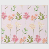 咲く美しい ラッピングペーパー (フラット)