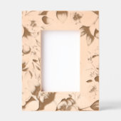 咲く美しい レーザー彫刻フレーム (正面)