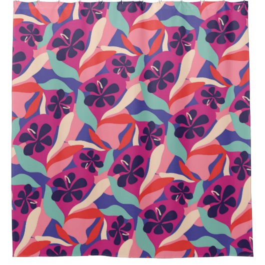 咲く美学 シャワーカーテン (正面)