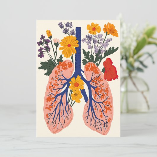 咲く肺 – 自然と健康の調和 シーズンカード (スタンド正面)