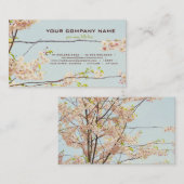 咲く自然 名刺 (正面/裏面)