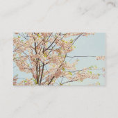 咲く自然 名刺 (裏面)