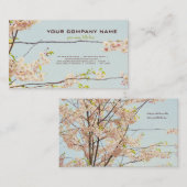 咲く自然 名刺 (正面/裏面)