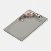 咲く芍薬の文房具 ポストイット (アングル)