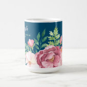 咲く花のマグカップに感謝 コーヒーマグカップ (中央)