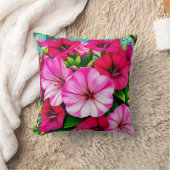 咲く花束 クッション (ブランケット)