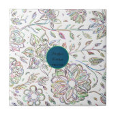 咲く花束 タイル (正面)