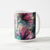 咲く花 コーヒーマグカップ (正面右)