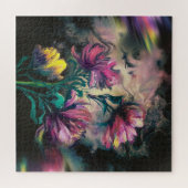 咲く花 ジグソーパズル (横)