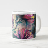 咲く花 ジャンボコーヒーマグカップ (正面右)