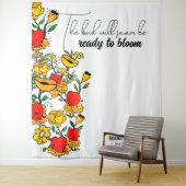 咲く花 タペストリー (インサイチュ)